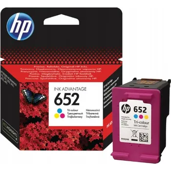 Inkoustová kazeta HP 652 CMY F6V24AE, tříbarevná (azurová, purpurová, žlutá)