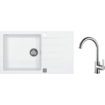 Granitový dřez Alveus SET ALVEUS CADIT 40/11 + BATERIE TONIA CHROM SETA22051