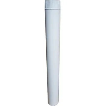 Kouřovod Žemini, Roura pro kouřovod, průměr 120 mm, délka 1 m, barva - bílá