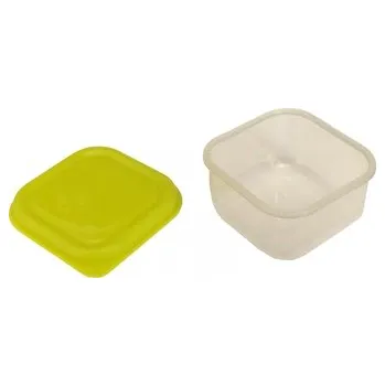 Dóza na potraviny DUE ESSE, Sada 6 ks dóz s víkem 6,5 x 6,5 x 4 cm, žlutá