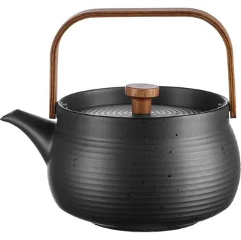 Konvice na čaj Porcelánová konvice na čaj 0,6 l JAPANDI ASA Selection - černá