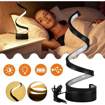 Lampička ŚCIEMNIANA LAMPA STOŁOWA 3 REŽIMY LED STOLNÍ LAMPA ŠETRNÁ K OČÍM