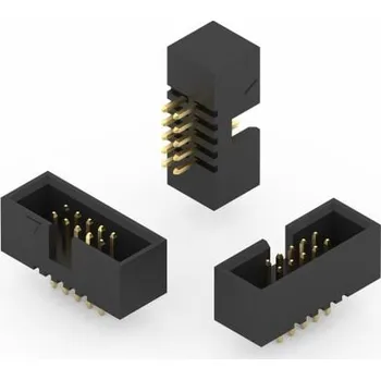Elektrický konektor Konektor PCB, řada: WR-BHD, počet kontaktů: 50, počet řad: 2, rozteč: 1.27mm, orientace těla: Pravý úhel, Krytý, 1A