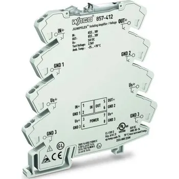 Měnič napětí Převodník signálu, řada: 857 Napětí IECEx Proud/napětí WAGO 24 V dc