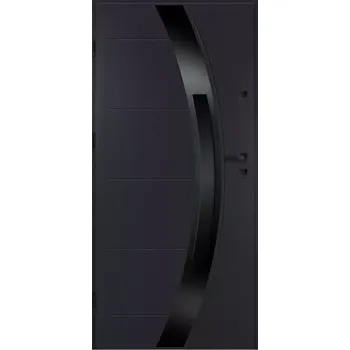 Interiérové dveře Vchodové dveře Selene 90L antracit