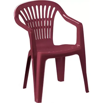 Zahradní nábytek Plastová židle Scilla vínová