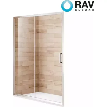 RAV-SLEZÁK Sprchové dveře Patio 120x195 čiré-chrom