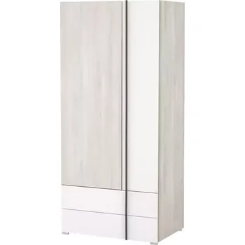 Kancelářská sestava Skříň Remo RM2 dub wilton/bílá/antracit