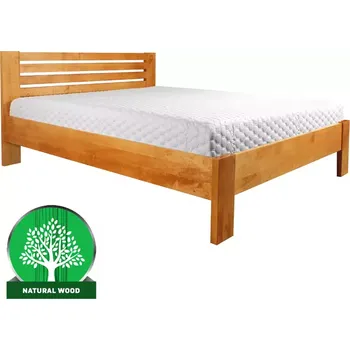 Postel Dřevěná postel Bergen 200x200 olše