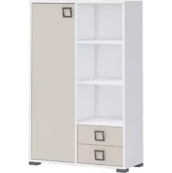 Dětský pokoj Regál Kiki K12-BE/KI-01 white/sand