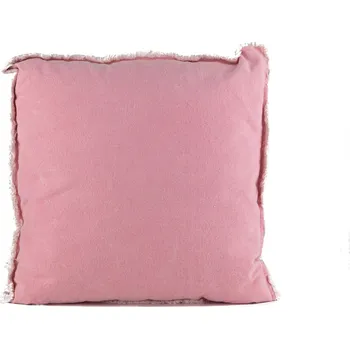Povlak na polštářek Dekorační polštář bavlněný HLADKÝ, RŮŽOVÝ 45 x 45 cm