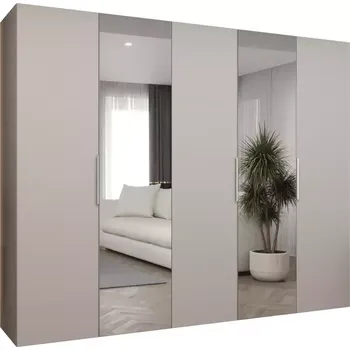 Předsíňová stěna Skříň Marbella II 250 kašmír/stříbrná