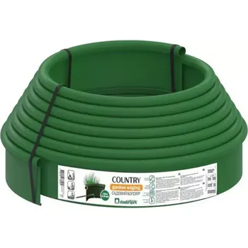 Zahradní obrubník Ohrazení Country zelené 15 m