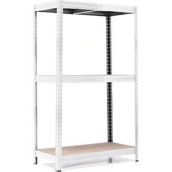 regál Policový regál Trestles RH 1500x900x400, nosnost 1050 kg, 3 police Barva: pozink, Provedení police: dřevěná DTD 8 mm