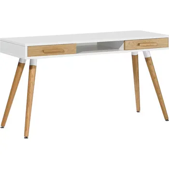 Toaletní stolek Toaletní stolek Franklin 9612 120x45x75 přírodní/bílá