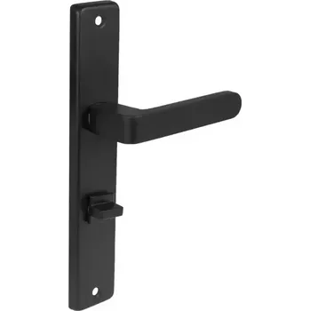 Dveřní kování Klika TONDO WC72 levá černá