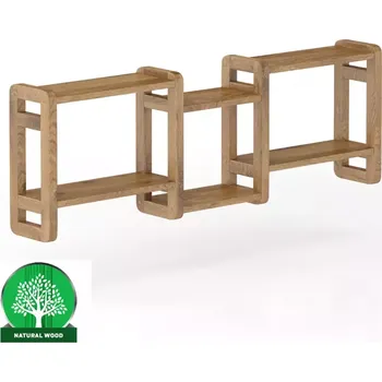 Obývací stěna Polička borovice PK103-140x44x19 dub