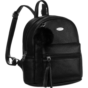 Městský batoh Dámský batoh z eko. kůže Rovicky R-PZP-02 BLACK