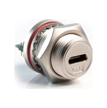 USB hub USB-C Metal C2 Panel Mount Screw with 90