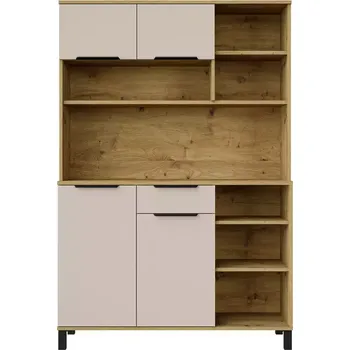 Obývací stěna Vitrína Linda cashmere 120 (SOLEA)