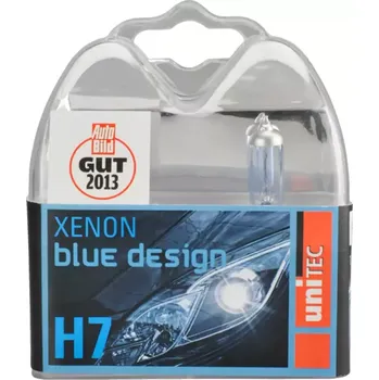 Povinná bezpečnostní výbava Žárovka 12V H7 55W Unitec Xenonblue 2 ks