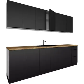 Kuchyňská linka Kuchyňská linka Mina 260 černá