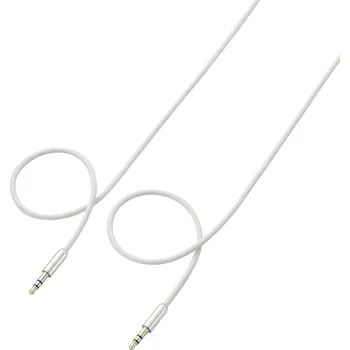 Audio kabel SpeaKa Professional SP-7870696 jack audio kabel [1x jack zástrčka 3,5 mm - 1x jack zástrčka 3,5 mm] 1.50 m bílá SuperSoft opletení
