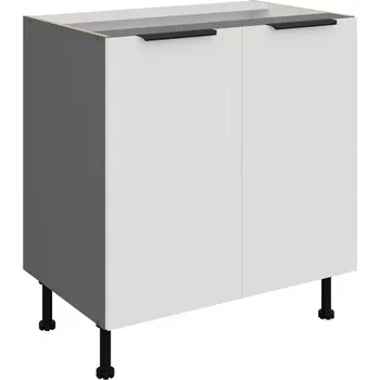 Kuchyňská skříňka Aria WH/ANT Anti Fingerprint 80d 2f Bb