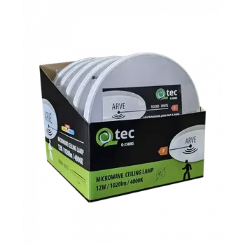 Dětské svítidlo SVÍTIDLO QTEC Q-250MS ARVE 12W 4000KWHITE SENSOR