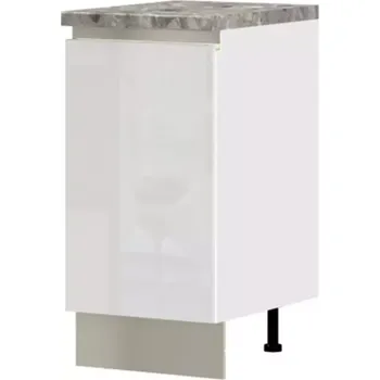 Kuchyňská skříňka Infinity R-45-1K/5 Crystal White