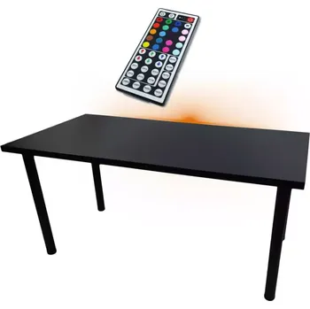 Kancelářská sestava Psací Stůl Low Černá 120x60x2,8 Model 1