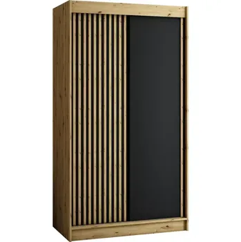 Kancelářská sestava Skříň Lamelo 120 dub artisan/černá