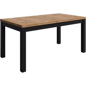 Jídelní set Stůl Agat 160+2x40 wotan/černá