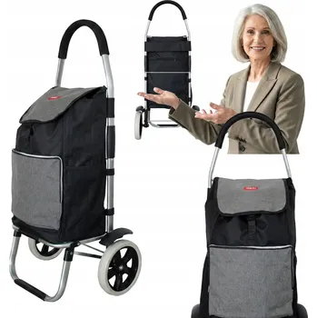 Nákupní taška Trolej taška nákupní vozík polyester bez vzoru