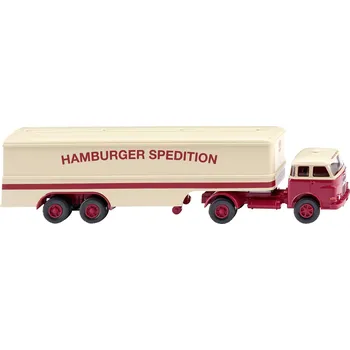 Modelová železnice Wiking 051329 H0 model nákladního vozidla MAN Kofein „Hamburger Spedition“