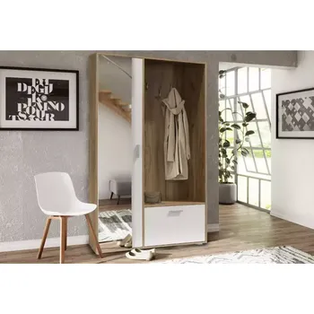 Předsíňová Stěna Bis Kraft Zlatý/Bílý