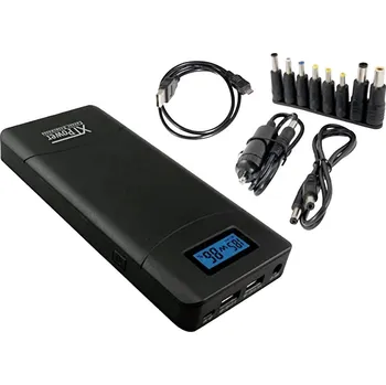 Powerbanka XTPower XT-20000 QC3 powerbanka Li-Ion, 20100 mAh, USB, DC zásuvka 3,5 mm, černá, Indikátor stavu