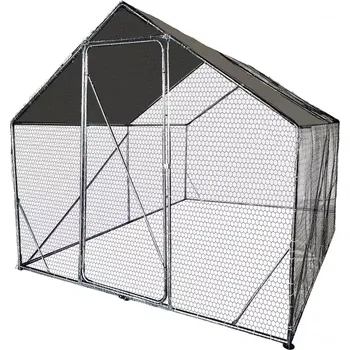 Kovová klec pro drůbež 200x300x220 cm