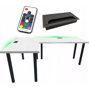 Kancelářská sestava Psací Stůl Roh. Top Bílý 202x136x2,8 Model 2