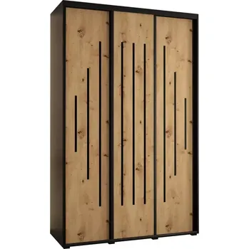 Předsíňová stěna Skříň 45 Canaris 12 180 černá/artisan/černá