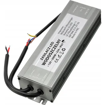 Napájecí zdroj pro osvětlení BERGE LED hermetický zdroj - 12V - 300W - 25A - IP67