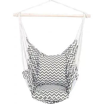 Zahradní houpačka Brazilské křeslo bílo-černé