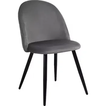 Jídelní židle Židle Rill 80107b-v8 šedá/černá