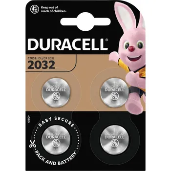 Článková baterie Duracell knoflíkový článek CR 2032 3 V 4 ks 220 mAh lithiová Elektro 2032