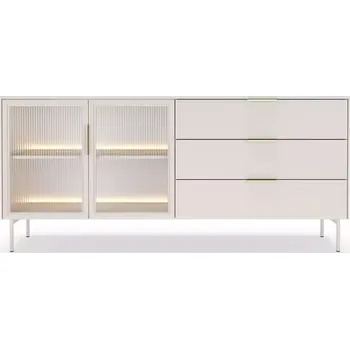 Obývací stěna Komoda C 181 2D3S + LED kašmír