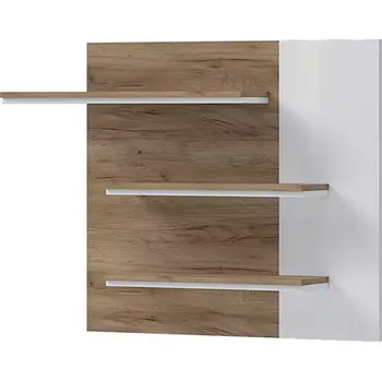 Obývací stěna Police Stela VP tobacco/crystal white