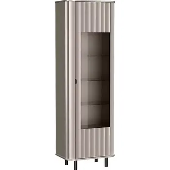 Obývací stěna Vitrína Novado 4NV clay gray