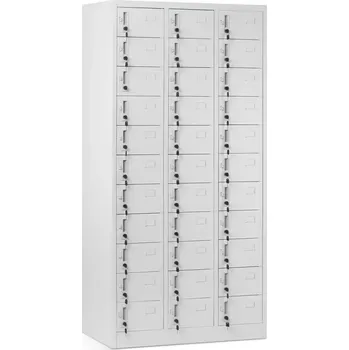 Kancelářská sestava Skříň Olivier kov šedá