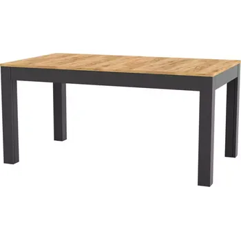 Jídelní set Skládací stůl Wenus dub craft/černá