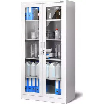 Kancelářská sestava Regál Amelia kov bílá